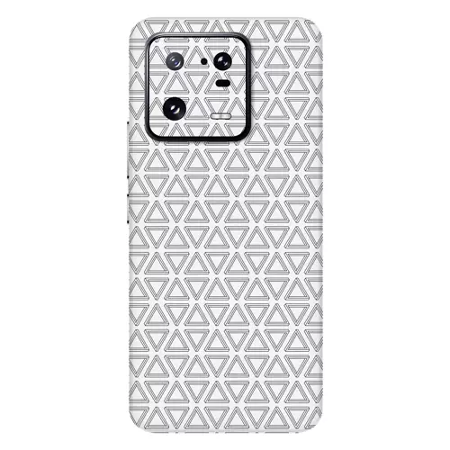 Xiaomi 13 Pro Kaplama Beyaz Üçgenler