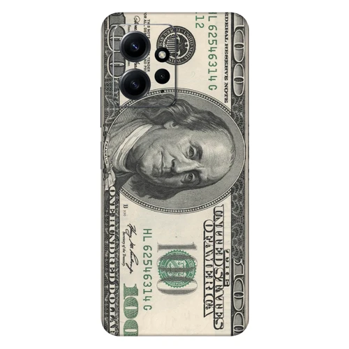Redmi Note 12 Kaplama Dolar Desenli