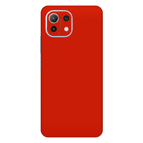 Xiaomi Mi 11 Lite Kaplama Dokulu Kırmızı