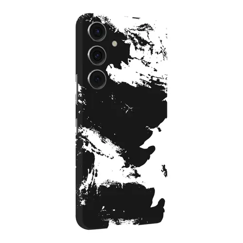 Samsung A54 Kaplama Siyah Beyaz