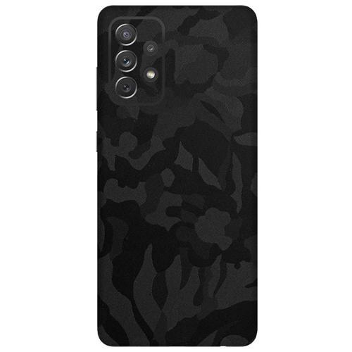 Samsung A72 Kaplama Siyah Kamuflaj
