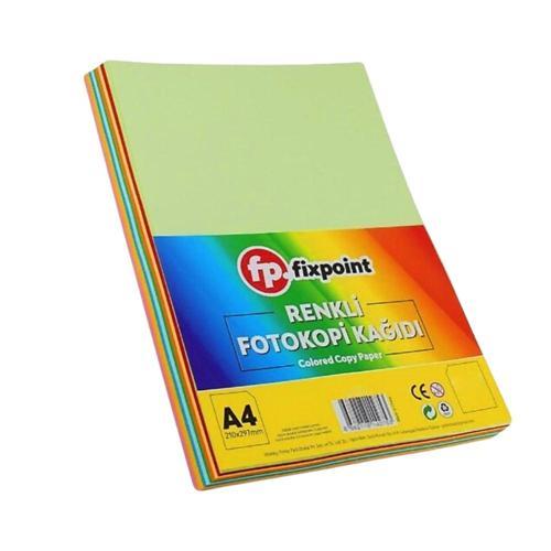 50 Adet Renkli A4 Fotokopi Kağıdı 10 Renk
