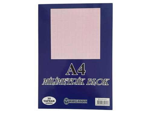 Milimetrik Blok Kağıdı A4 30 Yaprak