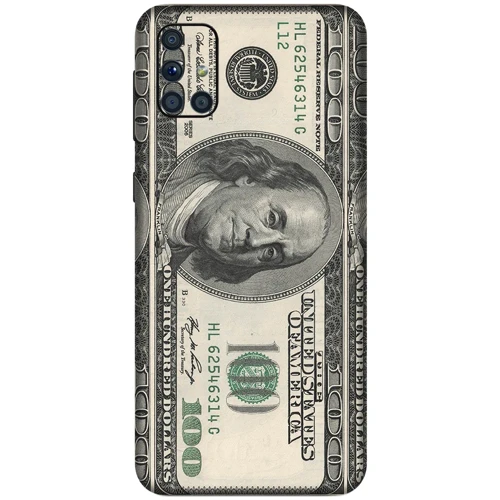 Samsung M51 Kaplama Dolar Desenli