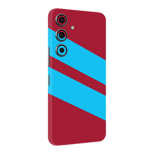 Samsung A24 Kaplama Bordo Mavi Şerit