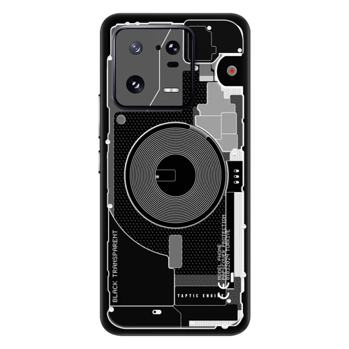 Xiaomi 13 Pro Kaplama Siyah Transparan
