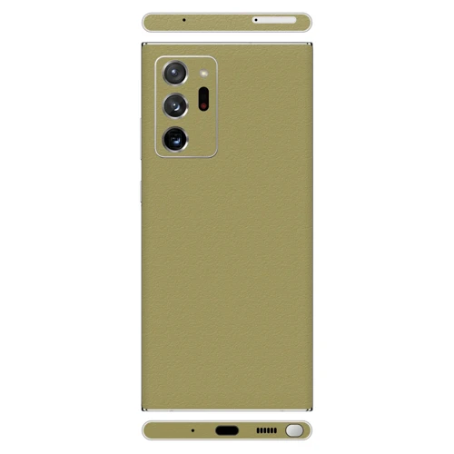 Samsung Note 20 Ultra Kaplama Dokulu Haki Yeşil