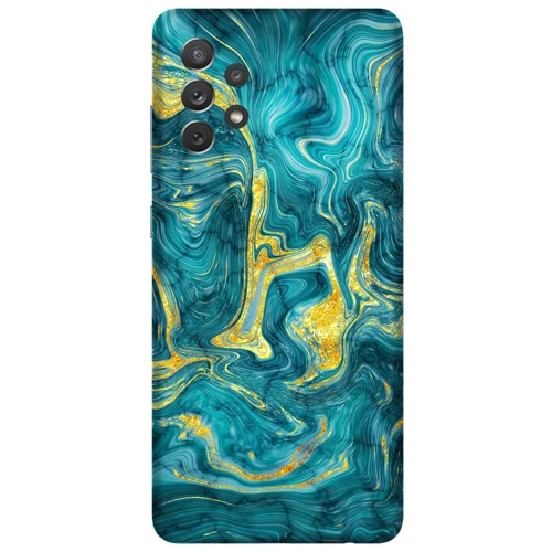 Samsung A32 Kaplama Mistik Turkuaz Dalga