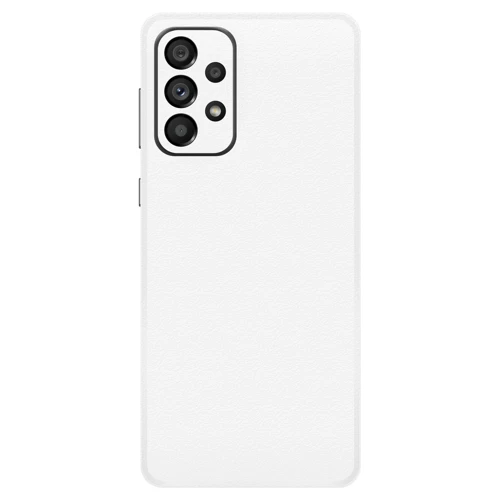 Samsung A73 Kaplama Dokulu Beyaz