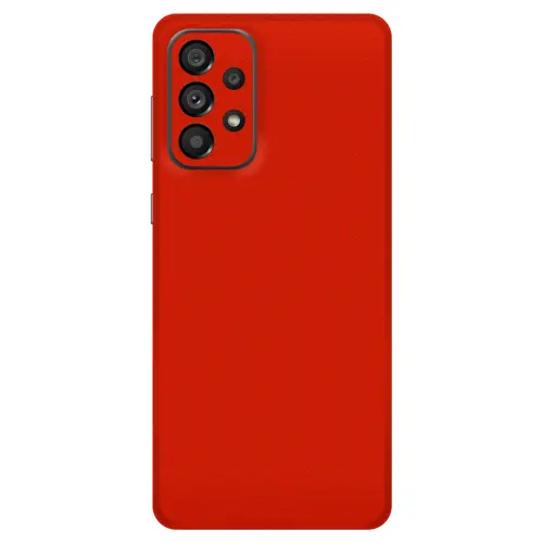 Samsung A73 Kaplama Dokulu Kırmızı