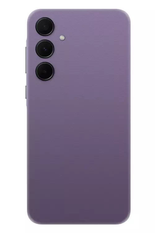 Samsung A55 Kaplama Dokulu Derin Mor