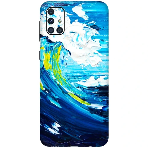 Samsung M51 Kaplama Yağlı Boya Dalgalar
