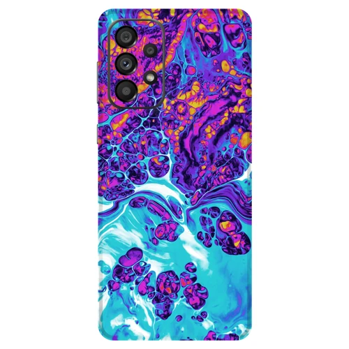Samsung A73 Kaplama Mistik Mor Dalga