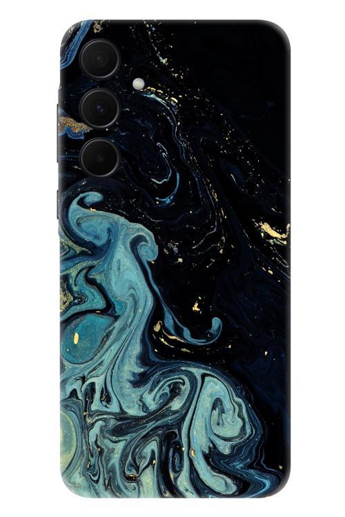 Samsung A55 Kaplama Mistik Mavi Dalga