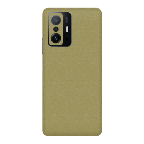 Xiaomi Mi 11T / Mi 11T Pro Kaplama Dokulu Haki Yeşil