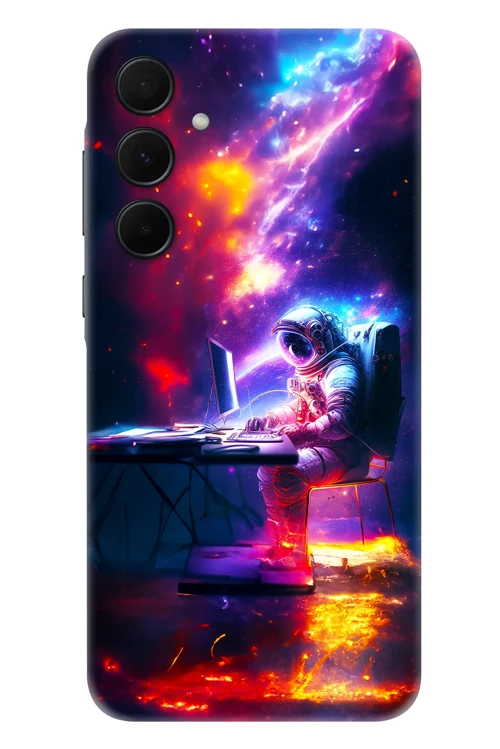 Samsung A55 Kaplama Nebula Astronot