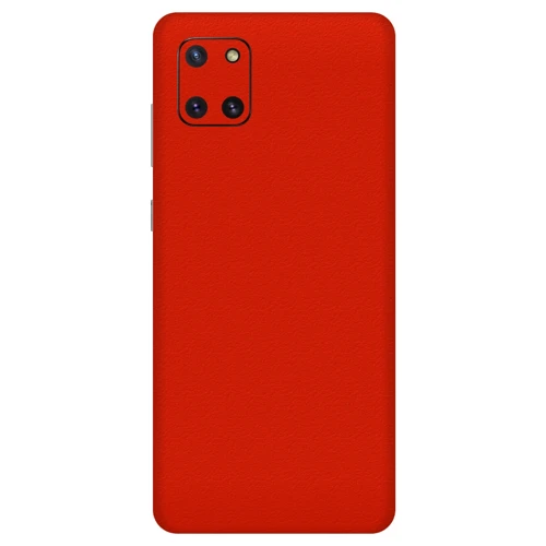 Samsung Note 10 Lite Kaplama Dokulu Kırmızı