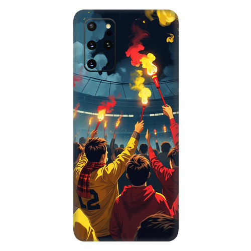 Samsung S20 Kaplama Sarı Kırmızı Taraftar