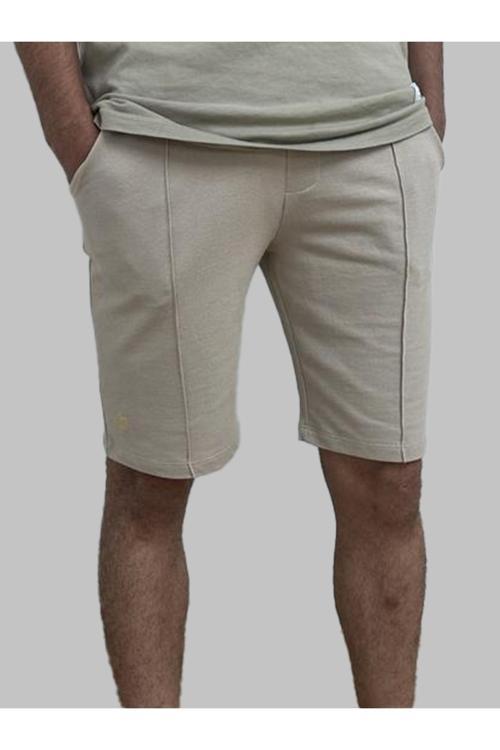 Nervür Dikişli 2 İplik %100 Pamuk Şort