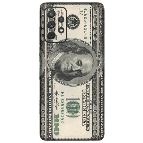 Samsung A52 Kaplama Dolar Desenli