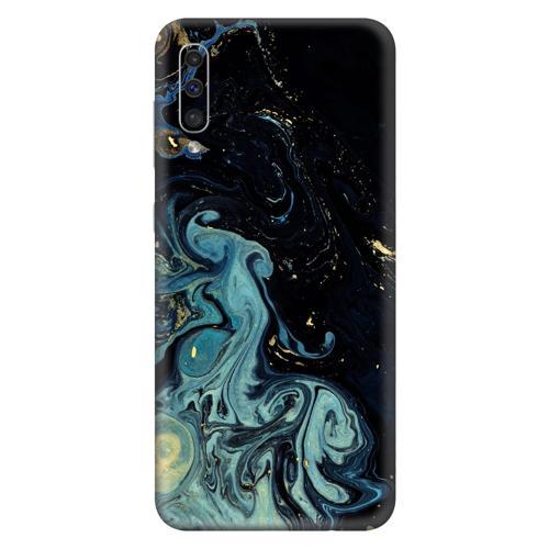 Samsung A50 Kaplama Mistik Mavi Dalga