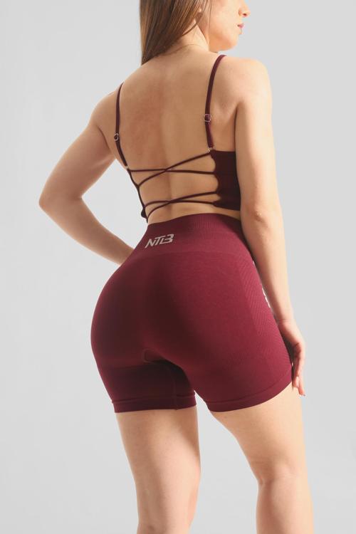 Ntb Nature The Brand Push-Up Büzgüsüz Kısa Tayt,Büzgüsüz Tayt,Antreman Taytı,Yüksek Bel Tayt