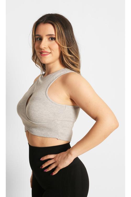 Ntb Cleavage Rip Top Red