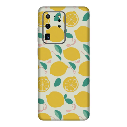 Samsung S20 Ultra Kaplama Limon Çiçeği