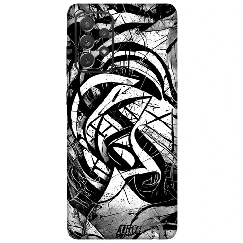 Samsung A52 Kaplama Monochrome Grafiti