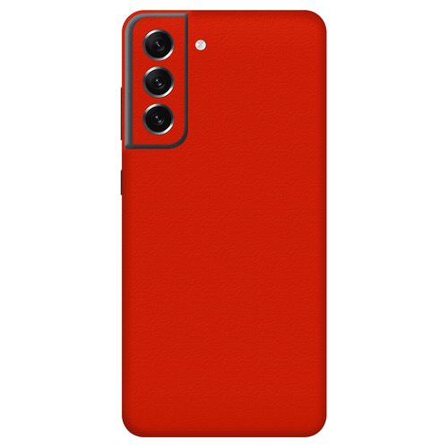 Samsung S21 Fe Kaplama Dokulu Kırmızı
