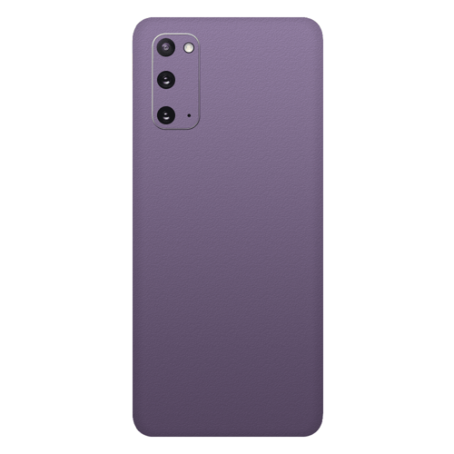 Samsung S20 Kaplama Dokulu Derin Mor