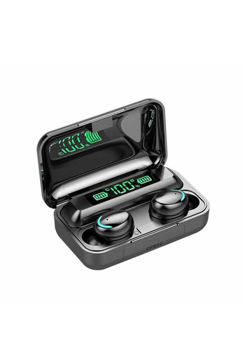 Kablosuz Kulaklık Bluetooth Tws Su Geçirmez F9 Kulaklıklar Pil Ekran Şarj Kutusu Mini Spor B...