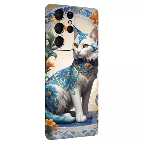 Samsung S21 Ultra Kaplama Fars Kedisi