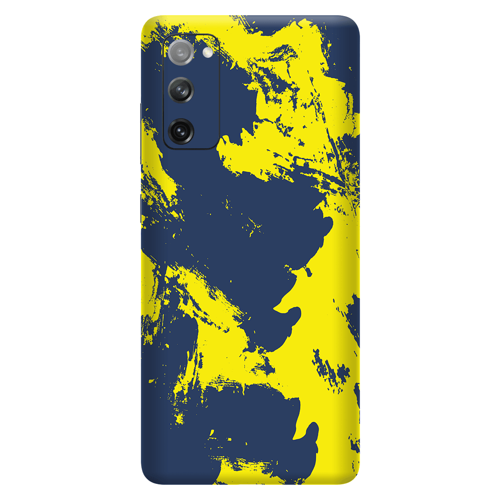 Samsung S20 Fe Kaplama Sarı Lacivert