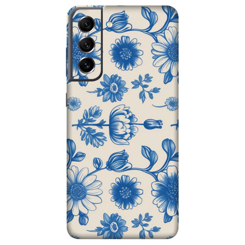 Samsung S21 Fe Kaplama Mavi Bahçe