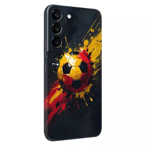 Samsung S22 Kaplama Sarı Kırmızı Top