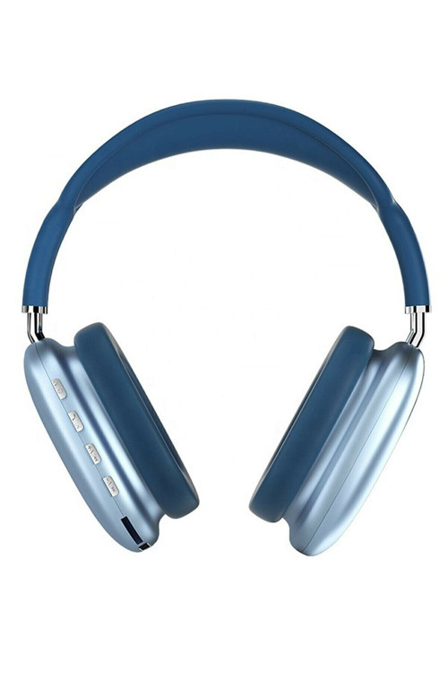 P9 Air Max Kulaklık Mavi Renk Kablosuz Bluetooth Kulaklık Wireless 5.0 Müzik Kulaklığı P9