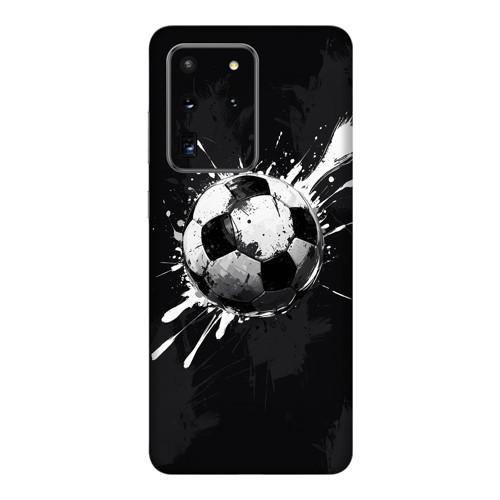 Samsung S20 Ultra Kaplama Siyah Beyaz Top