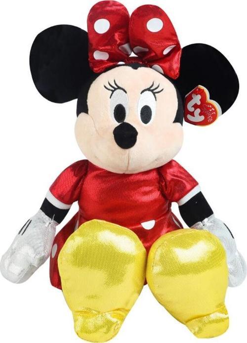 Sparkle Sesli Peluş Minnie Mouse Kırmızı 36 cm