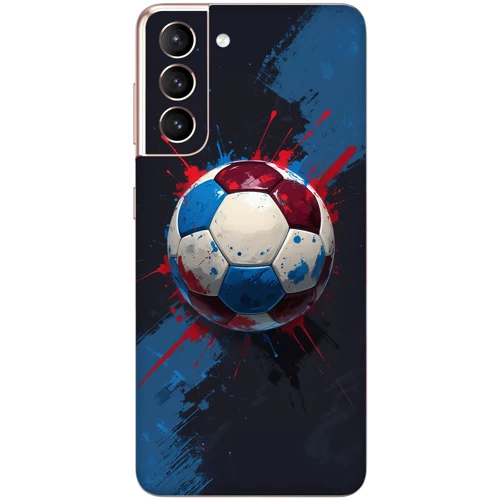 Samsung S21 Kaplama Bordo Mavi Top