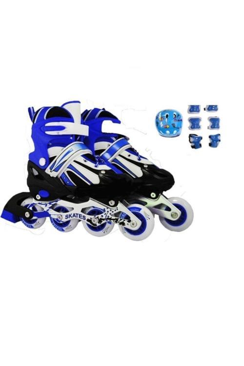 Ayarlanabilir Paten + Kask + Dizlik Seti 34-37