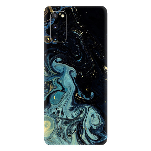 Samsung S20 Kaplama Mistik Mavi Dalga