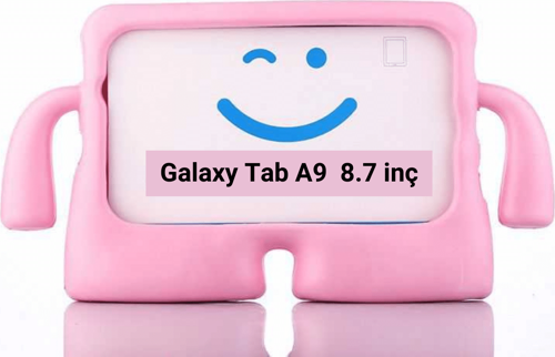 Galaxy Tab A9 8.7 inç Uyumlu Fuchsia iBuy Standlı Çocuk Tablet Kılıfı