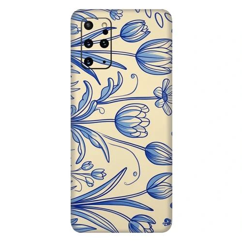 Samsung S20 Kaplama Porselen Çiçekler