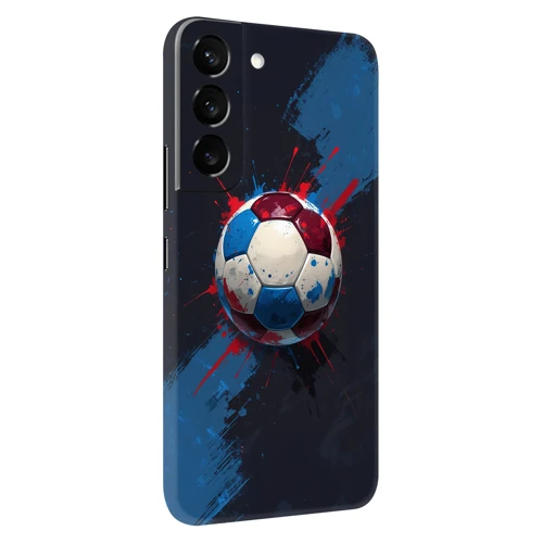 Samsung S22 Kaplama Bordo Mavi Top