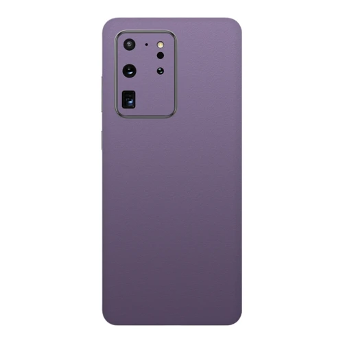 Samsung S20 Ultra Kaplama Dokulu Derin Mor
