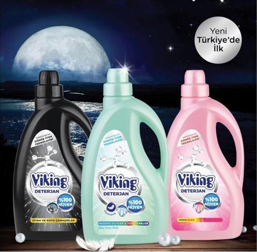 Viking Sıvı Çamaşır Deterjanı 2.7 L 3 Adet - Renkliler Hassas Ciltler Ve Siyahlar