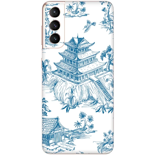 Samsung S21 Kaplama Mavi Asya