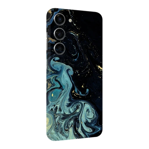 Samsung S23 Plus Kaplama Mistik Mavi Dalga