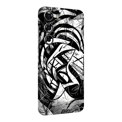 Samsung S23 Plus Kaplama Monochrome Grafiti